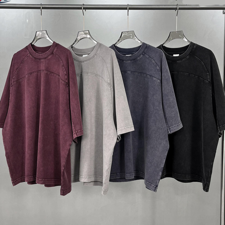 Factory Wholesale High Quality Solid Knitted 100% Cotton Hip Hop Anti-Wrinkle Breathable Boxy Streetwear T-Shirt for Men