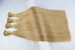 100% Human Hair Hand Tied Weft Extensions for European Styles