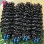 12A 100% Raw Unprocessed Virgin Hair Deep Curly Bundles Weft Extensions Wholesale Vietnamese Curly Human Hair Bundles Vendor
