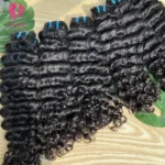 12A 100% Raw Unprocessed Virgin Hair Deep Curly Bundles Weft Extensions Wholesale Vietnamese Curly Human Hair Bundles Vendor