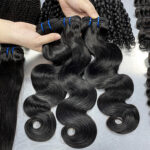 12A European and American human hair wig body wave human hair female hair bundle