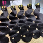 12A Grade Wholesale Raw Virgin Double Drawn Body Wave Bundles Vendor Cuticle Aligned Human Hair Extensions Bundle