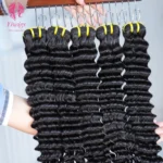 12A Mink Brazilian Virgin Hair 100% Raw Hair Vendor Virgin Cuticle Aligned Deep Wave Human Hair Bundles
