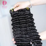 12A Mink Brazilian Virgin Hair 100% Raw Hair Vendor Virgin Cuticle Aligned Deep Wave Human Hair Bundles