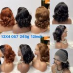 13x4 bouncy loose 250density human hair 057