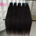 15A Grade 100 Raw Virgin Cuticle Aligned Natural Human Hair Extension Kinky Straight Human Hair Bundles