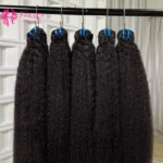 15A Grade 100 Raw Virgin Cuticle Aligned Natural Human Hair Extension Kinky Straight Human Hair Bundles