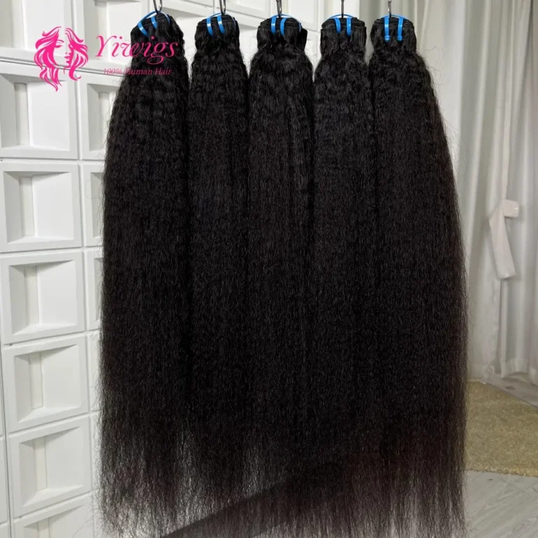 15A Grade 100 Raw Virgin Cuticle Aligned Natural Human Hair Extension Kinky Straight Human Hair Bundles