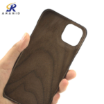 2021 Natural Real Wooden Hand Carved Wood Cell Phone Case Cover for iPhone 13