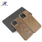 2021 Natural Real Wooden Hand Carved Wood Cell Phone Case Cover for iPhone 13