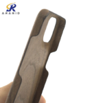 2021 Natural Real Wooden Hand Carved Wood Cell Phone Case Cover for iPhone 13