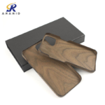 2021 Natural Real Wooden Hand Carved Wood Cell Phone Case Cover for iPhone 13
