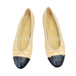 2024 new autumn style small fragrant style flat shoes round toe shallow mouth color block braided daily casual ballet shoes for women