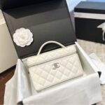 2025 New Xiangjia Star Lunch Box Bag High-end Small Fragrance Style Diamond Chain Hand-held Shoulder Crossbody Women's Bag
