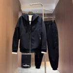 2025 Spring and Autumn Trendy Brand Heiwu Casual Sports Suit Men's Trendy Loose Hooded Jacket Trousers Two-piece Set
