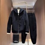 2025 Spring and Autumn Trendy Brand Heiwu Casual Sports Suit Men's Trendy Loose Hooded Jacket Trousers Two-piece Set