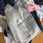 2025 spring and summer new style American retro trendy shorts embroidered loose sweatpants