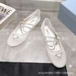 2025 summer single shoes for women, flat-soled one-line mesh ballet shoes, shallow mouth Mary Jane women's wholesale flat-soled comfortable shoes