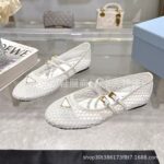 2025 summer single shoes for women, flat-soled one-line mesh ballet shoes, shallow mouth Mary Jane women's wholesale flat-soled comfortable shoes