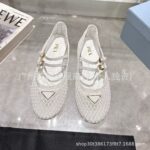 2025 summer single shoes for women, flat-soled one-line mesh ballet shoes, shallow mouth Mary Jane women's wholesale flat-soled comfortable shoes