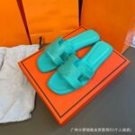 2026 foreign trade cross-border classic H slippers sheepskin flat slippers beach slippers women's sandals
