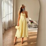 2026 Women Flower Strap Dress Summer Sleeveless Embossed Jacquard Backless Sling Maxi Dresses Female Casual Long Camisole Skirt