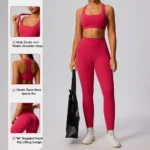 3 Piece Premium Soft Simple Fashion Workout Sets for Woman, High Waist Leggings and Sports Bra + Yoga Jacket Matching Gym Pilates Running Outfits