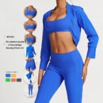 7PCS Premium Quality Sexy Activewear Set Fitness Clothes for Women, Long Sleeve Cropped Cape + Sports Bra + Gym Shorts+Yoga Leggings + Flare Sweatpants