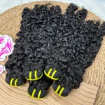 Burmese Curly Human Hair Bundles Wholesale Raw Human Hair Bundles Cuticle Aligned Unprocessed Raw Brazilian Hair Vendor