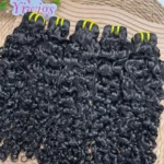 Burmese Curly Human Hair Bundles Wholesale Raw Human Hair Bundles Cuticle Aligned Unprocessed Raw Brazilian Hair Vendor