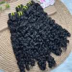 Burmese Curly Human Hair Bundles Wholesale Raw Human Hair Bundles Cuticle Aligned Unprocessed Raw Brazilian Hair Vendor