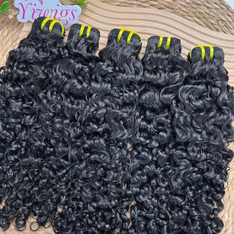 Burmese Curly Human Hair Bundles Wholesale Raw Human Hair Bundles Cuticle Aligned Unprocessed Raw Brazilian Hair Vendor