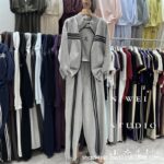 Casual sportswear suit for women, spring and autumn, loose, fashionable, high-end sweatshirt, vest, suspenders, wide-leg pants, three-piece suit