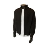 cleanfit zipper sweater men's autumn Korean style lazy high-end knitted sweater American stand-up collar cardigan jacket