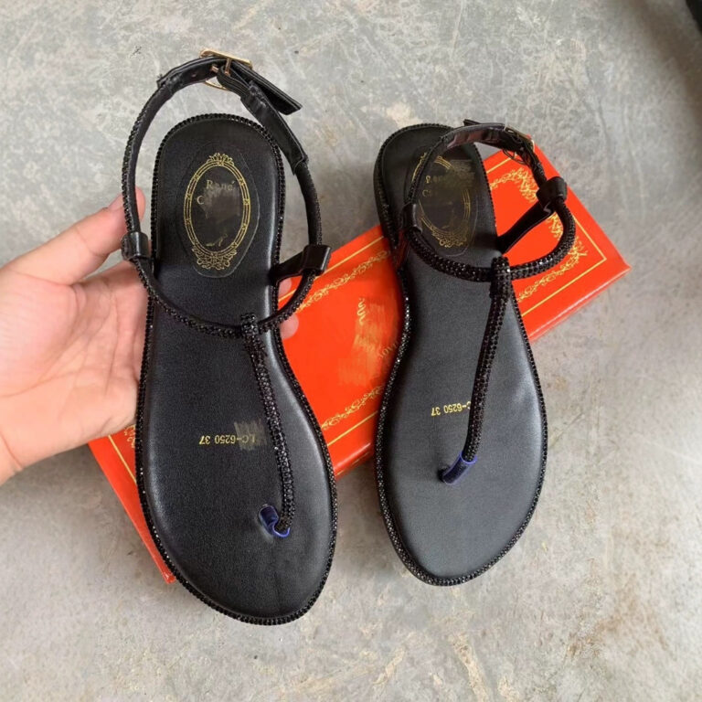 Cross-border African popular women's RC rhinestone sandals for outer wear flip-flop sandals WomenSandals are comfortable and versatile