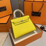 Cross-border Amazon kellybag second generation Kelly bag 19/22/25cm handbag single shoulder diagonal fashion women's bag