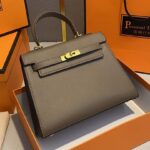 Cross-border Amazon kellybag second generation Kelly bag 19/22/25cm handbag single shoulder diagonal fashion women's bag
