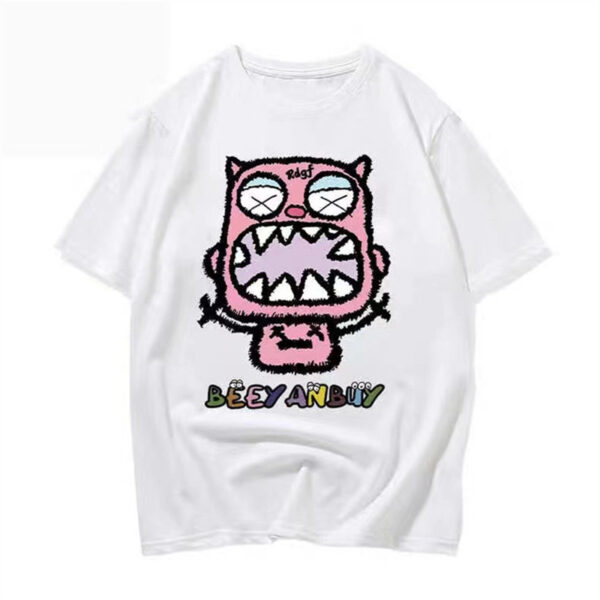 Cross-border foreign trade tops women's short-sleeved T-shirts new pure cotton summer style round neck loose short-sleeved wholesale