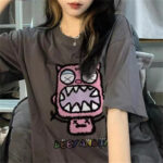 Cross-border foreign trade tops women's short-sleeved T-shirts new pure cotton summer style round neck loose short-sleeved wholesale