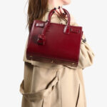Cross-border hot-selling new patent leather portable accordion bag, classic and versatile glossy large-capacity one-shoulder cross-body tote bag for women