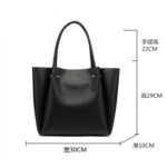 Cross-border large bag 2024 new Korean style fashionable solid color tote bag large capacity single shoulder crossbody handheld women's bag trendy generation
