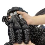 Customized human hair wigs loose wave bundles human hair headgear hair curtains foreign trade wigs