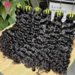 Double Drawn Human Hair Weaves Bundles Wholesale Water Wave Unprocessed Virgin Remy Raw Cuticle Aligned Virgin Hair Vendor