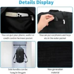 Durable Polyester Travel Bag for Short Trips, Convertible Tote and Shoulder Bag
