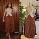 European and American cross-border African women's clothing 2026 summer new elegant temperament sleeveless vest vest pleated skirt suit