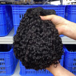 European and American cross-border sdd pixie curly humanhair bundles first-grade hair curtain human hair wig