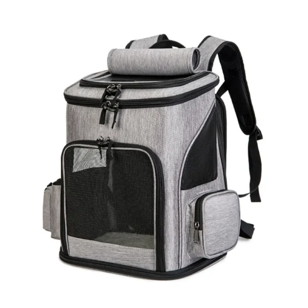 Expandable Breathable Pet Travel Backpack Multifunctional Portable Pet Outdoor Travel Bag