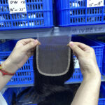 Factory direct sales full real hair wig 5*5 hair block swiss lace closure human hair human hair