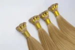 Factory Direct Sales of 100% Human Hand Tied Weft Hair Extensions, Suitable for Straight Hair Styling in Europe and America