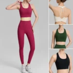 Factory Newest Design Premium Running Outfits Sports Bra with Molded Chest Cups, Hollow Back Yoga Bralette for Women High-Intensity Workout Tops